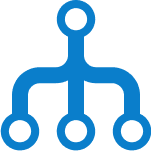 A blue symbol is shown on the ground.